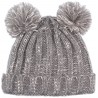 BONNET POMPONS FILLE