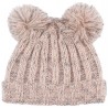 BONNET POMPONS FILLE
