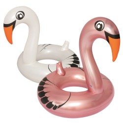 BOUÉE FLAMANT ROSE NACRÉ 165 x 117 CM