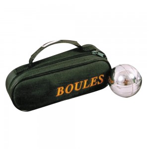 VALISE 3 BOULES DE PÉTANQUE ACIER