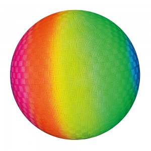 BALLON VOLLEY MULTICOLORE DÉGONFLÉ 21.6 CM