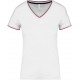 TSHIRT FEMME COL V 100% COTON