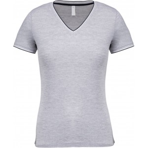 TSHIRT FEMME COL V COTON / VISCOSE