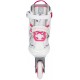 ROLLER EN LIGNE REGLABLE - WHITE WEDGE - ENFANT