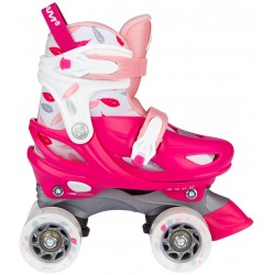 ROLLERS QUAD REGLABLE - ENFANT - PLUME