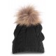 BONNET POMPON FEMME