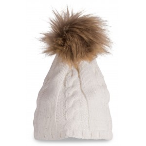 BONNET POMPON FEMME