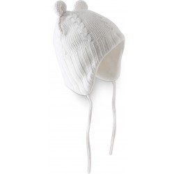 BONNET BÉBÉ BLANC 6 MOIS