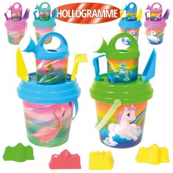 SEAU GARNI FLAMANT/LICORNE 19CM