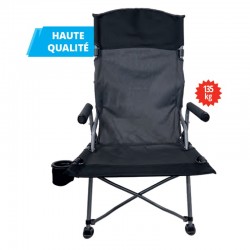 FAUTEUIL DOSSIER HAUT + HOUSSE ET PORTE GOBELET