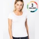 TSHIRT FEMME COL ROND 100% COTON BIO