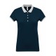 POLO COTON MC BICOLORE FEMME