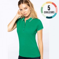 POLO COTON MC FEMME