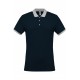 POLO COTON MC BICOLORE  HOMME