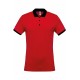 POLO COTON MC BICOLORE  HOMME