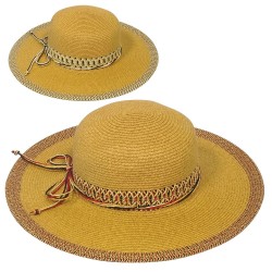 CHAPEAU FEMME CAPELINE TAILLE AJUSTABLE