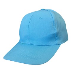 CASQUETTE ENFANT TOILE TURQUOISE