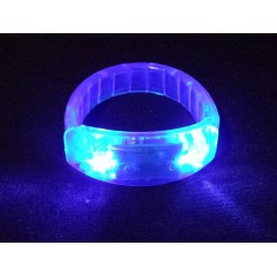 BRACELET LUMINEUX LED BLEU