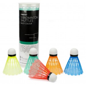 VOLANTS BADMINTON COLORES X5