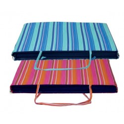 MATELAS DE PLAGE POLYCOTON ZIP 60 X 165 X 1.5 CM