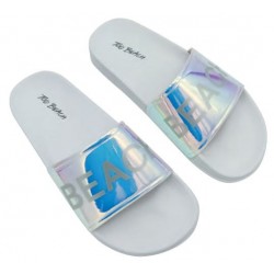 CLAQUETTES MIROIR FEMME BLANC 36/40