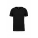 T-SHIRT COTON COL V HOMME