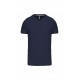 T-SHIRT COTON COL V HOMME