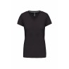T-SHIRT COTON COL V FEMME