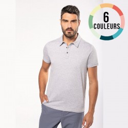 POLO COTON JERSEY HOMME