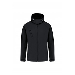 VESTE SOFTSHELL CAPUCHE AMOVIBLE HOMME