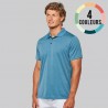 POLO CHINE POLYESTER HOMME