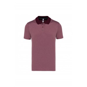 POLO CHINE POLYESTER HOMME