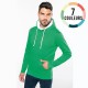 SWEAT CAPUCHE CONTRASTE HOMME