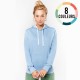 SWEAT CAPUCHE CONTRASTE FEMME