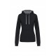 SWEAT CAPUCHE CONTRASTE FEMME