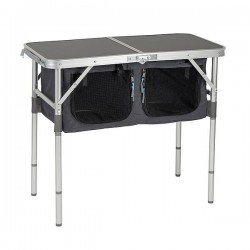 TABLE DE CAMPING AVEC RANGEMENTS