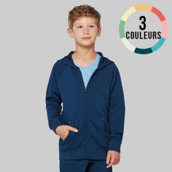 SWEAT ZIP A CAPUCHE ENFANT