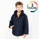 VESTE PARKA DOUBLURE ENFANT