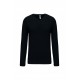 T-SHIRT COTON ML COL V HOMME