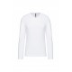 T-SHIRT COTON ML COL V HOMME