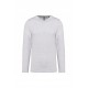 T-SHIRT COTON ML COL ROND HOMME