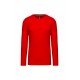 T-SHIRT COTON ML COL ROND HOMME
