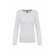 T-SHIRT COTON ML COL ROND FEMME