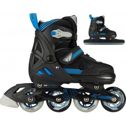 ROLLERS/PATINS A GLACE 2 EN 1 - BLUE BLAZE