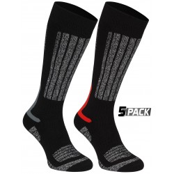 CHAUSSETTES DE SKI 31 AU 46 - PACK DE 5 PAIRES