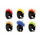 DECORATION CASQUE VELCRO PUNK