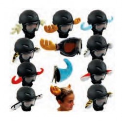DECORATION MASQUE HAIR PIN VELCRO