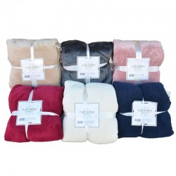 PLAID DOUBLE SHERPA 200 X 220 CM