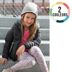 BONNET ENFANT AVEC BANDE BICOLORE