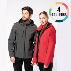 VESTE SOFTSHELL 3 COUCHES MIXTE